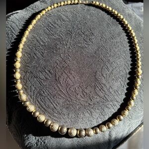 Vintage Gold tone Beaded Necklace